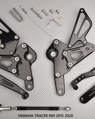Pedane arretrate YAMAHA TRACER 900 / GT 2015 2020