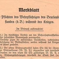 DOCUMENTO PROPAGANDA TEDESCA GERMANIA 3°REICH WW2