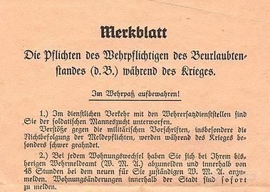 DOCUMENTO PROPAGANDA TEDESCA GERMANIA 3°REICH WW2