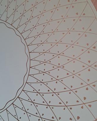 Piatto per lampadario vetro