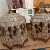 Lampadari in madre perla