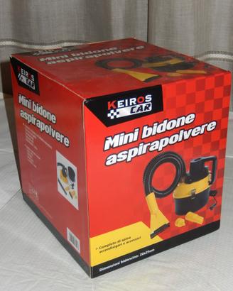 Mini-aspirapolvere portatile a bidoncino