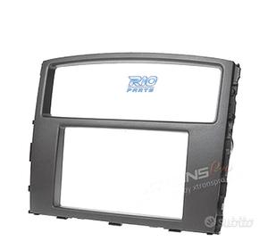 CORNICE NERA RADIO 2-DIN PER MITSUBISHI