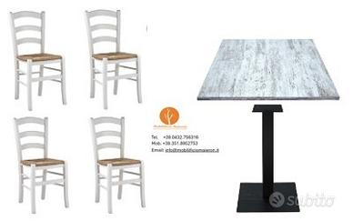 Sedie Tavoli Shabby Chic Bar Ristorante 0378