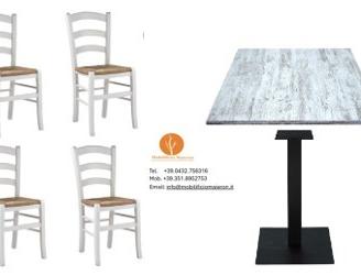 Sedie Tavoli Shabby Chic Bar Ristorante 0378