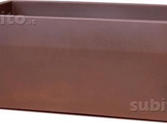 Fioriera Cassetta Rett. ACQUARIO Cm 80x40x34H res