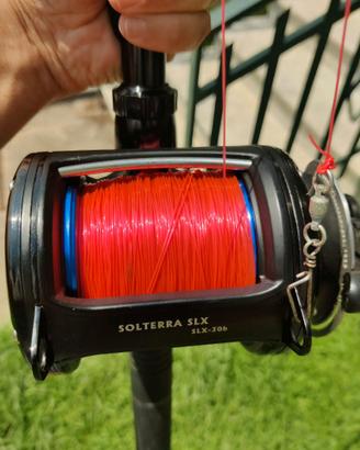 combo traina canna +mulinello okuma solterra filo