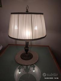 LUME ANTICO OTTONE A 3 LAMPADE