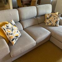 Divano con penisola reversibile