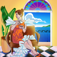 Poster artistico – Donna a L’Avana – A4