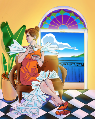 Poster artistico – Donna a L’Avana – A4