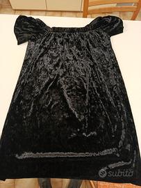 vestito in velluto donna