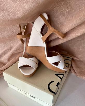 Sandali con zeppa Gaudì