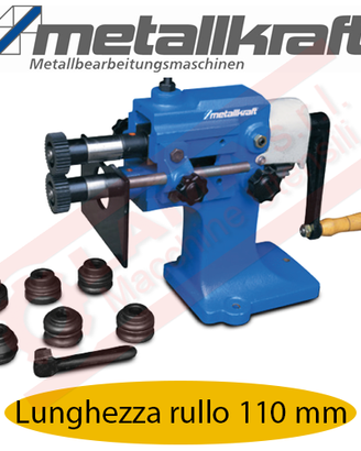 Bordatrice manuale lunghezza rullo 110 mm