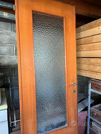 Porte interne legno massello con visiva.