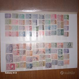 lotto francobolli regina vittoria 