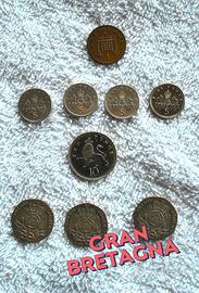 Monete Gran Bretagna Pence dal 1982 al 1991