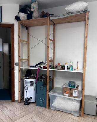 Scaffale ikea ivar legno massiccio grezzo