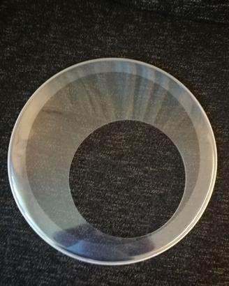 pelle cassa batteria con foro laterale x microfono