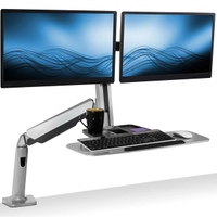 Supporto workstation Dual Monitor Stand Up