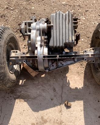 Cambio con ruote per trattorino castelgarden