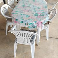 Tavolo PVC con sedie