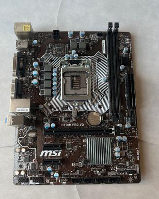 Scheda madre Motherboard PC MSI H110M PRO-VD