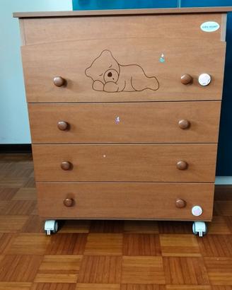 Cassettiera Fasciatoio Baby Expert