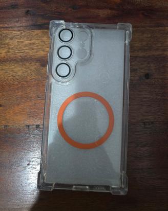 Cover per Samsung S24 Ultra con bordi rinforzati