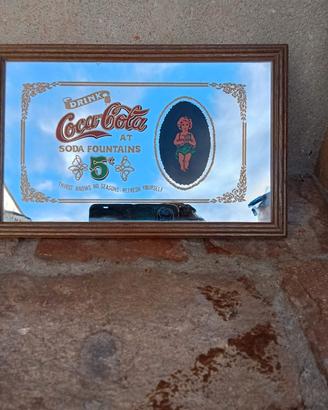 Targa insegna Coca Cola