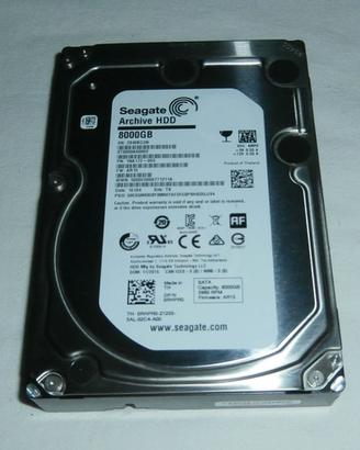 HARD DISK 8 TB SEAGATE 3,5" SATA ST8000AS0002