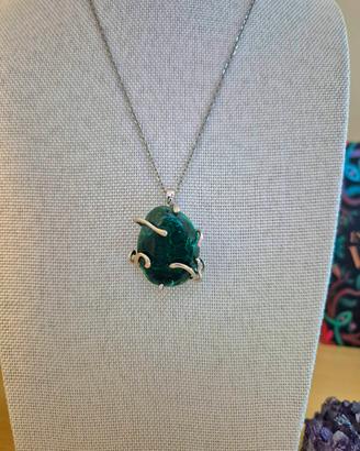 collana con pietra MALACHITE 