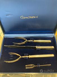 Set tagliacarne argento