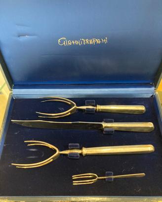 Set tagliacarne argento