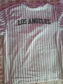 maglietta a righe Los Angeles 