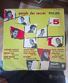 Raro vinile 10pol, "Parade des succès n° 5", 1955