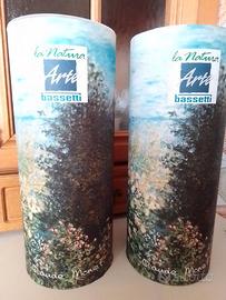 Bassetti 2 contenitori in cartone rigido NUOVI