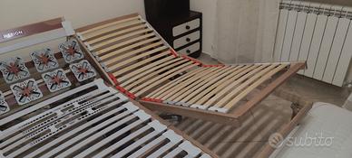 Materasso ortopedico letto doghe motorizzate 