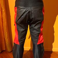 PANTALONI MOTO PISTA SPIKE TG 46 PELLE NUOVI