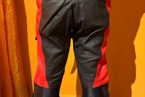 PANTALONI MOTO PISTA SPIKE TG 46 PELLE NUOVI