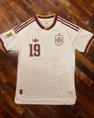 Maglia Spagna Lamine Yamal Bianca World Cup 2026