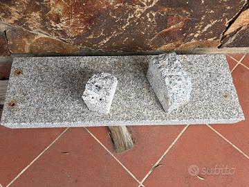 Lastra di granito bocciardato