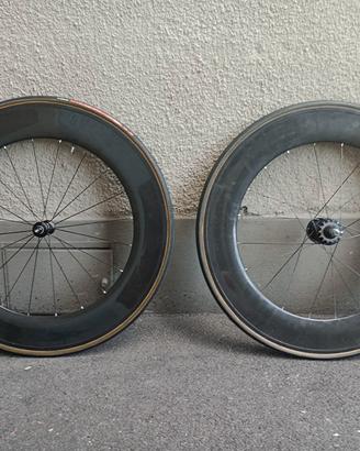 Ruote bici da pista alto profilo