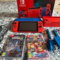 Nintendo switch Edizione limitata mario + 2 giochi