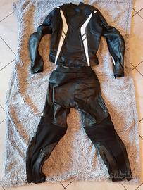 Tuta moto in pelle da donna taglia S