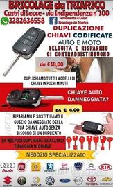 Duplicazione Chiavi auto