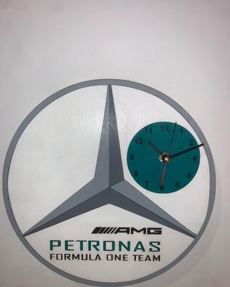 Orologio Mercedes formula 1 smalto all’acqua su le