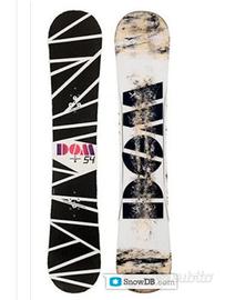 tavola snowboard burton dom 54 