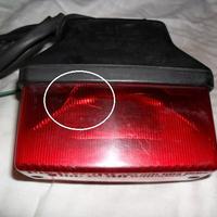 Honda XL 600 R fanalino posteriore