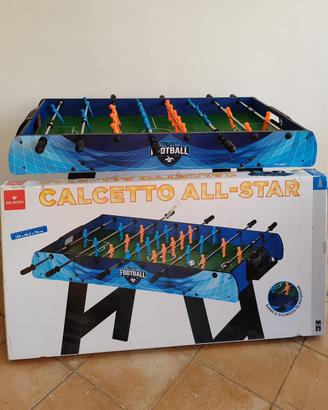 ⚽️🔥CALCIO BALILLA DAL NEGRO ALL STAR+ SCATOLA ORIG